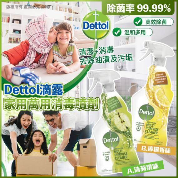 (24年12月底) Dettol滴露家用萬用消毒噴霧系列