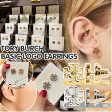 (24年12月中) Tory Burch Basic Logo Earrings